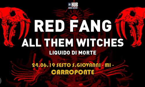 Red Fang + All Them Witches arrivano domani in concerto a MIlano - Gli orari ufficiali della serata